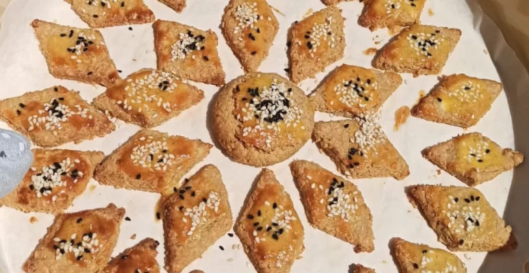 Glutensiz Peynirli Kraker