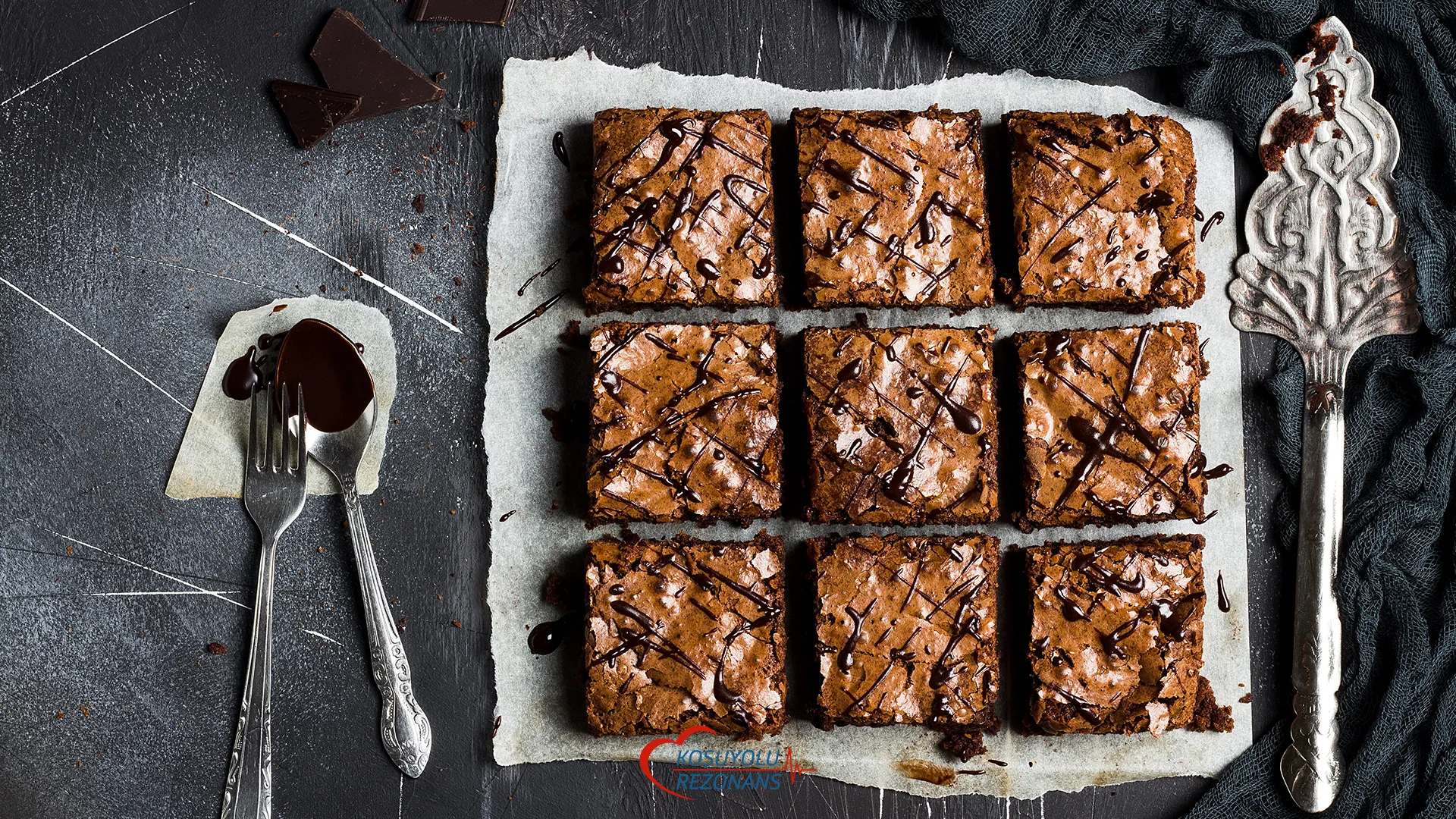 Unsuz Şekersiz Brownie